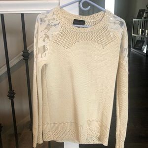 Absolutely Creative World Wide Cream sweater